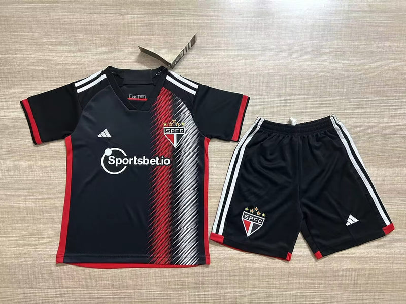 Conjunto São Paulo Infantil Terceiro Uniforme (Calção + Camisa) 23/24