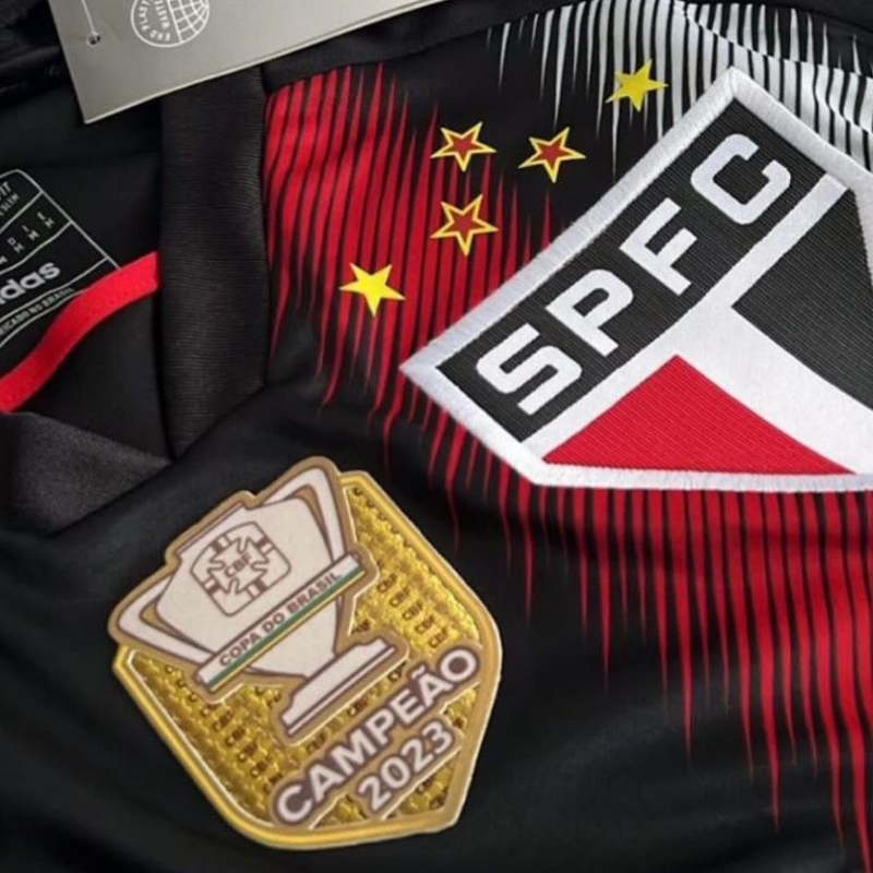 Camisa São Paulo ||| 23/24 com Patch Campeão Copa do Brasil + Frete Grátis