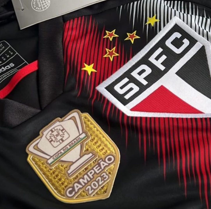 Camisa São Paulo Terceiro Uniforme 23/24 com Todos Patch da Copa do Brasil 2023 Grátis