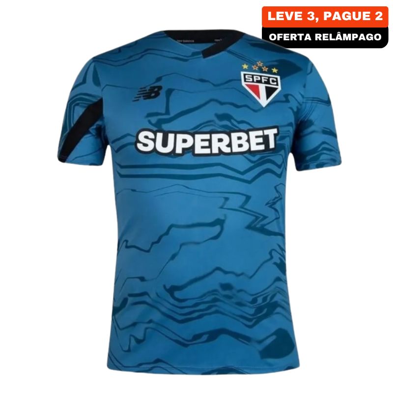 Camisa do São Paulo Goleiro 24/25 Azul