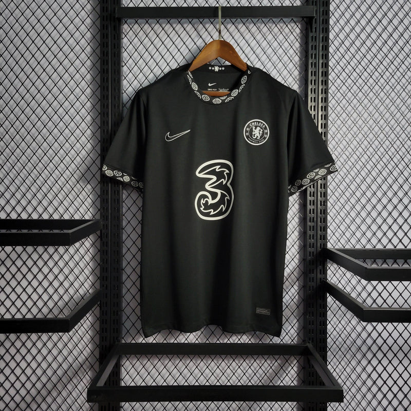 Camisa Chelsea Black 22/23 - Preta