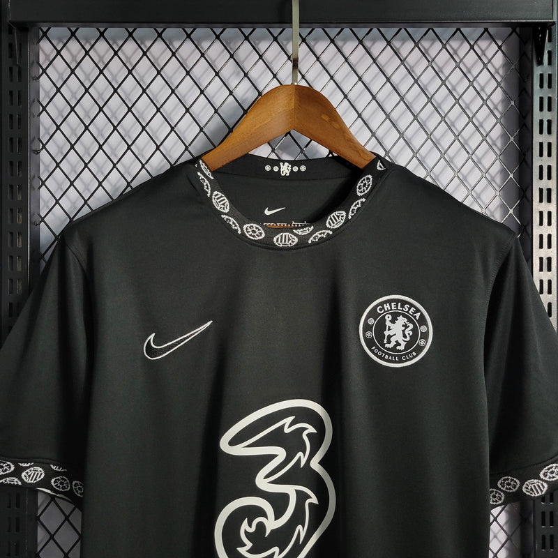 Camisa Chelsea Black 22/23 - Preta