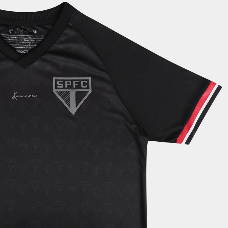 Camisa São Paulo Consciência Negra Masculina - Preto