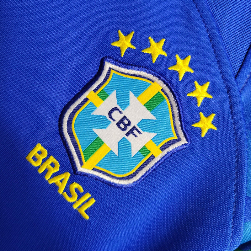 Camisa Brasil Away 2022 Feminina - Azul