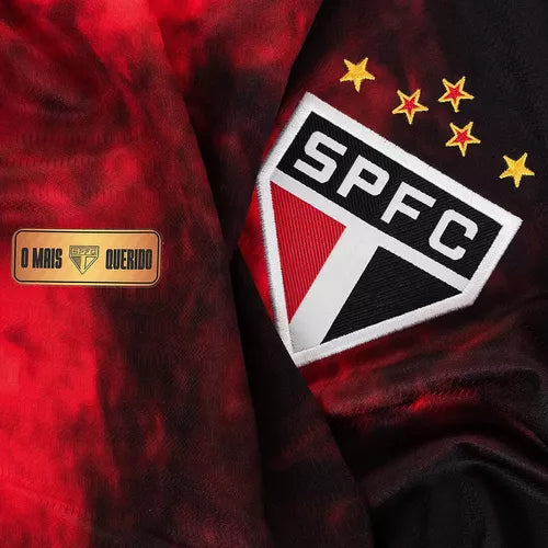 Camisa do São Paulo Torcida que Conduz 24/25 + 1 Almofada de Pelúcia de Brinde