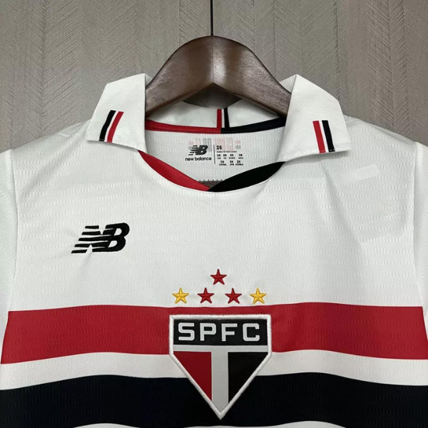 Conjunto São Paulo Infantojuvenil 24/25 (Calção + Camisa) + Personalização e Chaveiro Grátis