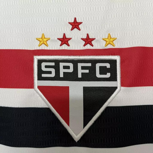 Conjunto São Paulo Infantojuvenil 24/25 (Calção + Camisa) + Personalização e Chaveiro Grátis