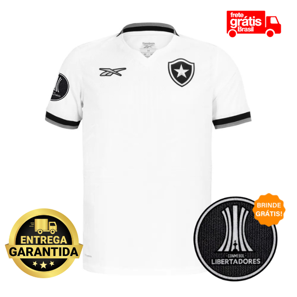 Camisa Botafogo ||| 24/25 - Com Personalização e Patch da Libertadores