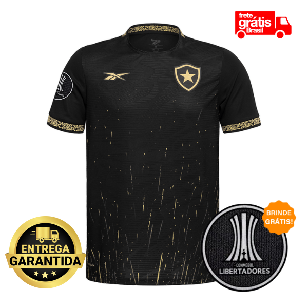 Camisa Botafogo Away 24/25 - Com Personalização + Patch Libertadores