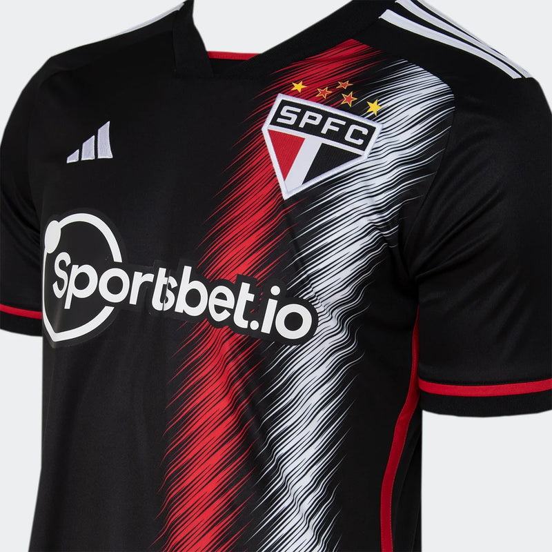 Camisa do São Paulo Terceiro Uniforme 23/24 + 1 Almofada de Pelúcia de Brinde