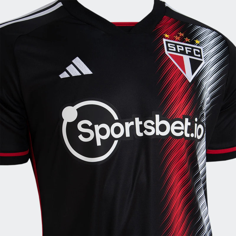 Camisa do São Paulo Terceiro Uniforme 23/24 + 1 Almofada de Pelúcia de Brinde