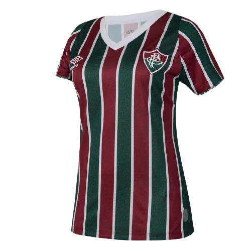 Camisa Fluminense Feminina Home 24/25 - Vinho e Verde