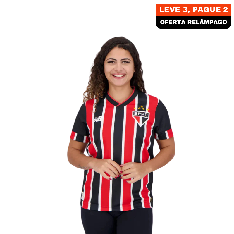 Camisa do São Paulo || 24/25 Feminina Baby Look