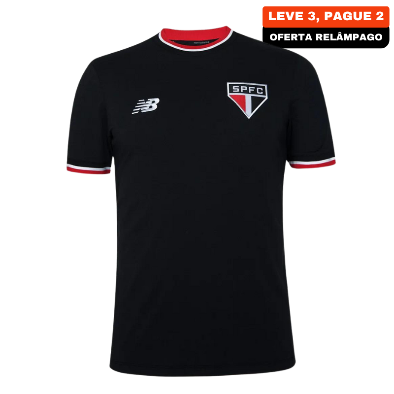 Camisa São Paulo Retrô Preta