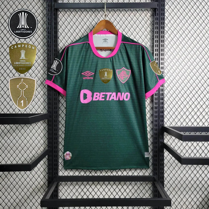 Camisa Fluminense Third 23/24 - Verde e Rosa