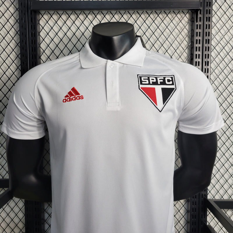 Camisa Polo São Paulo 2023 Branca