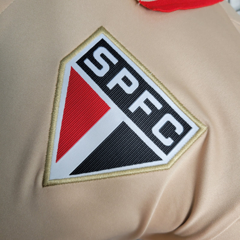 Camisa Polo São Paulo 2023 Bege