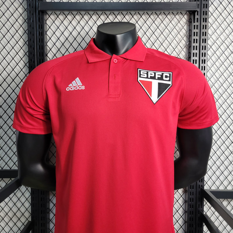 Camisa São Paulo Polo Vermelha