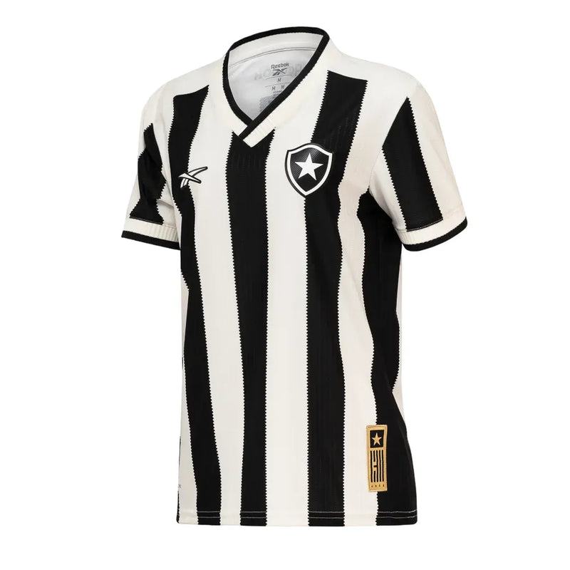 Camisa Botafogo Feminina Home 24/25 - Preta e Branca