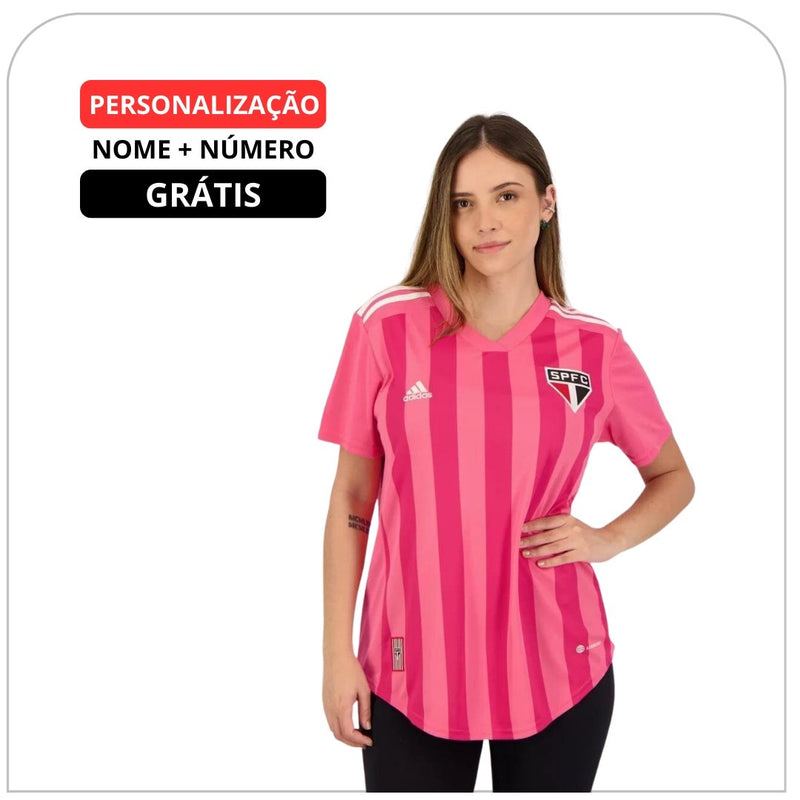 Camisa do São Paulo Feminina 22/23 - Fanatic Soberano