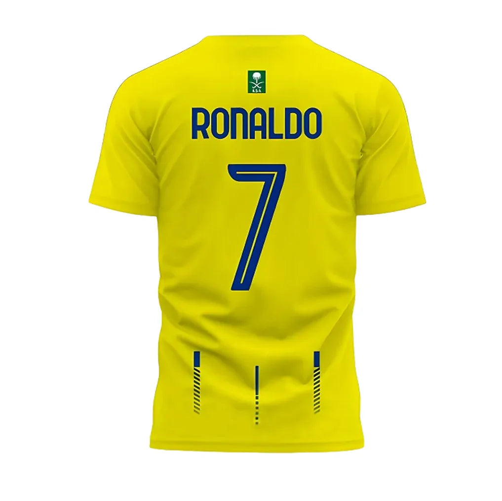 Camisa Al Nassr Home 23/24 - Amarela #Ronaldo7