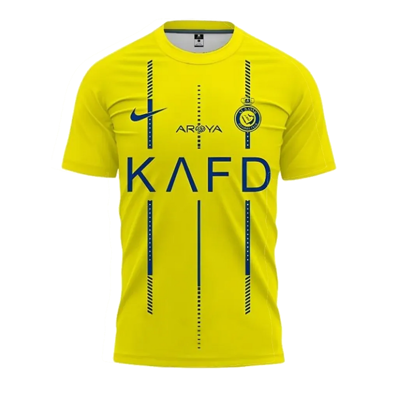 Camisa Al Nassr Home 23/24 - Amarela #Ronaldo7