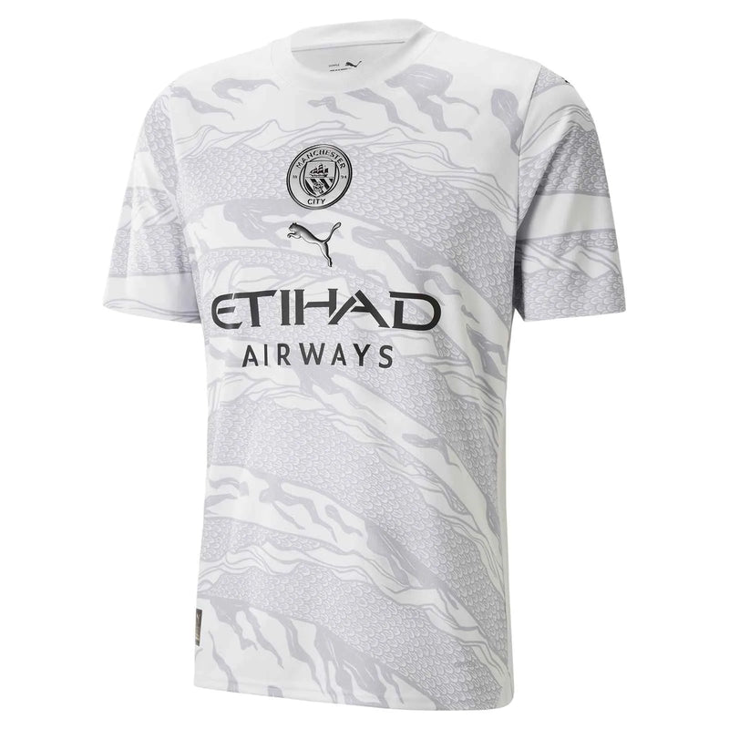 Camisa Manchester City Ano do Dragão 2024 - Branca