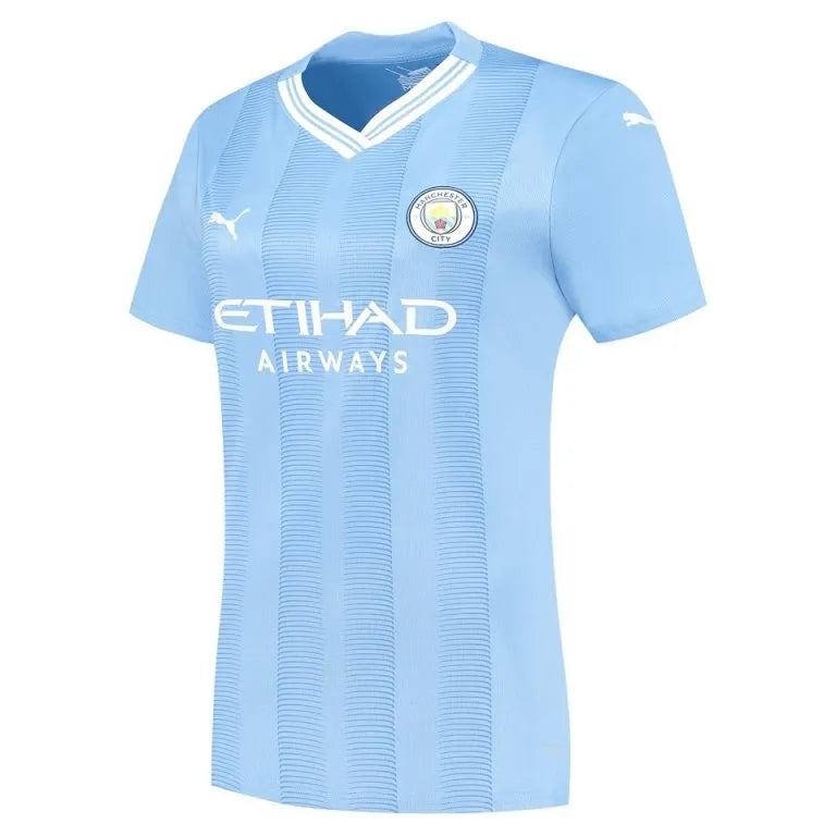 Camisa Manchester City Feminina Home 23/24 - Azul