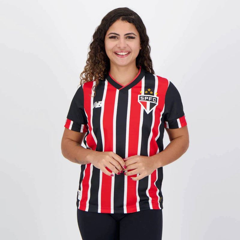 Camisa Tricolor Feminina 24/25 com Personalização Grátis + Patch de Campeão Supercopa Rei