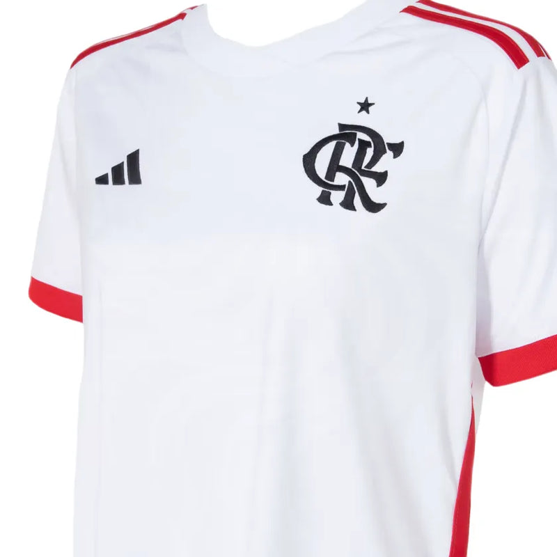 Camisa Flamengo Feminina Away 24/25 - Branca