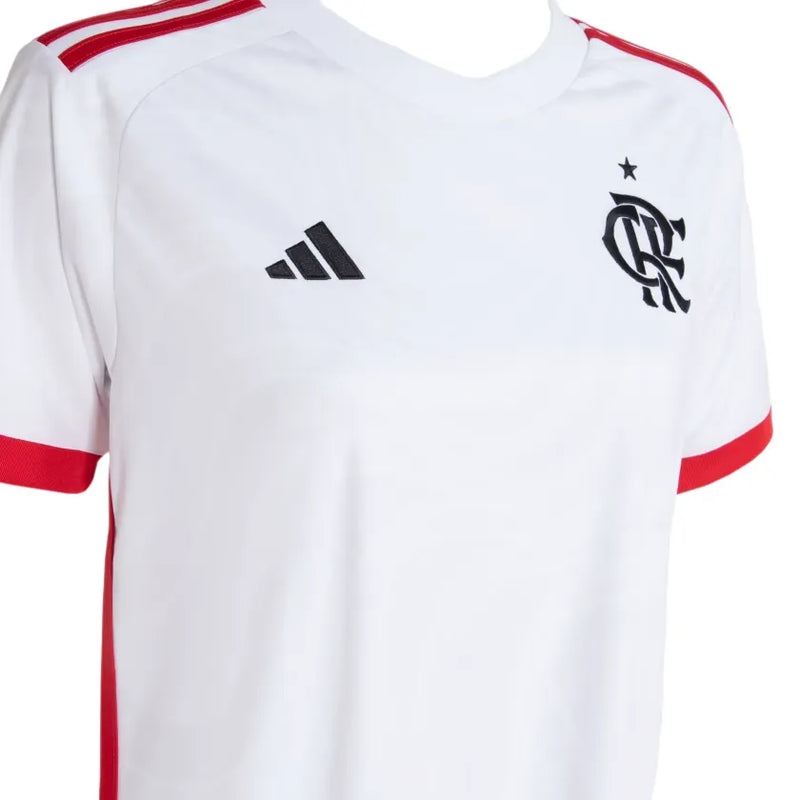 Camisa Flamengo Feminina Away 24/25 - Branca