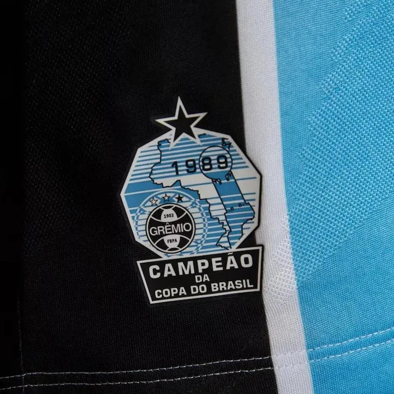 Camisa Grêmio Feminina Home 24/25 - Azul e Preta