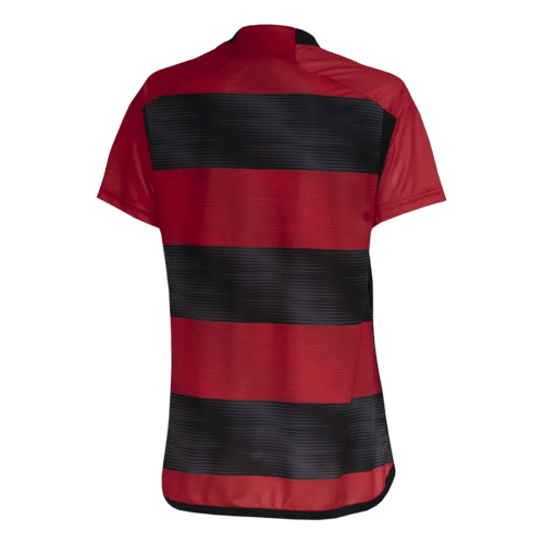 Camisa Flamengo Home 23/24 Feminina - Preta e Vermelha