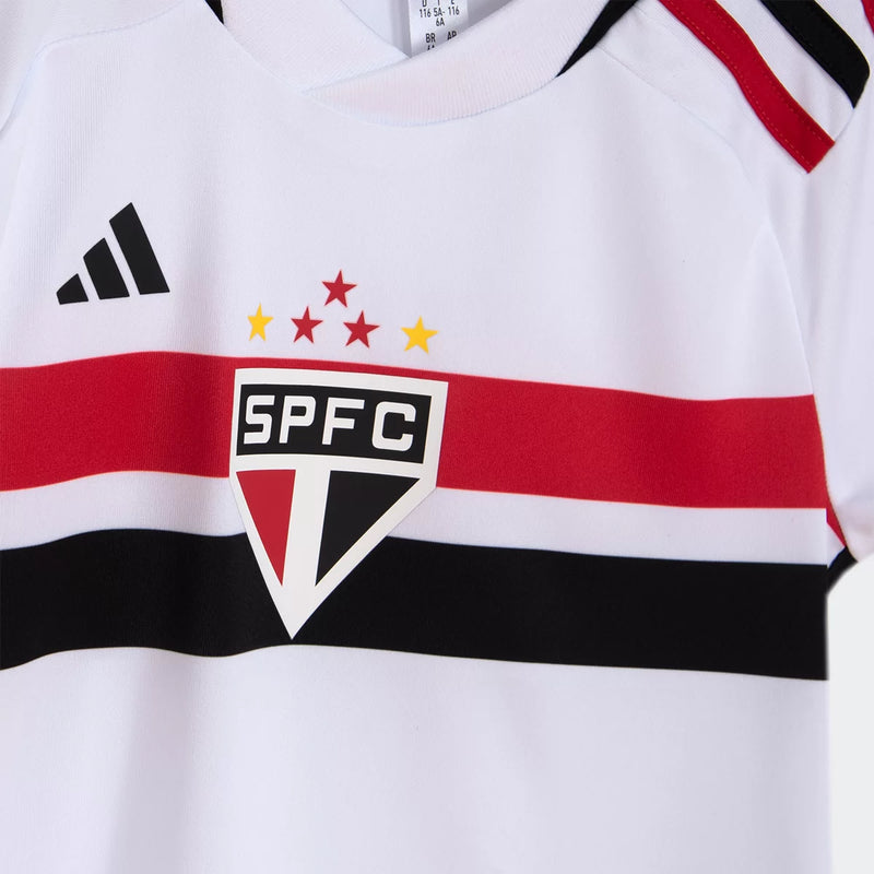 Conjunto São Paulo Infantil (Calção + Camisa) 23/24