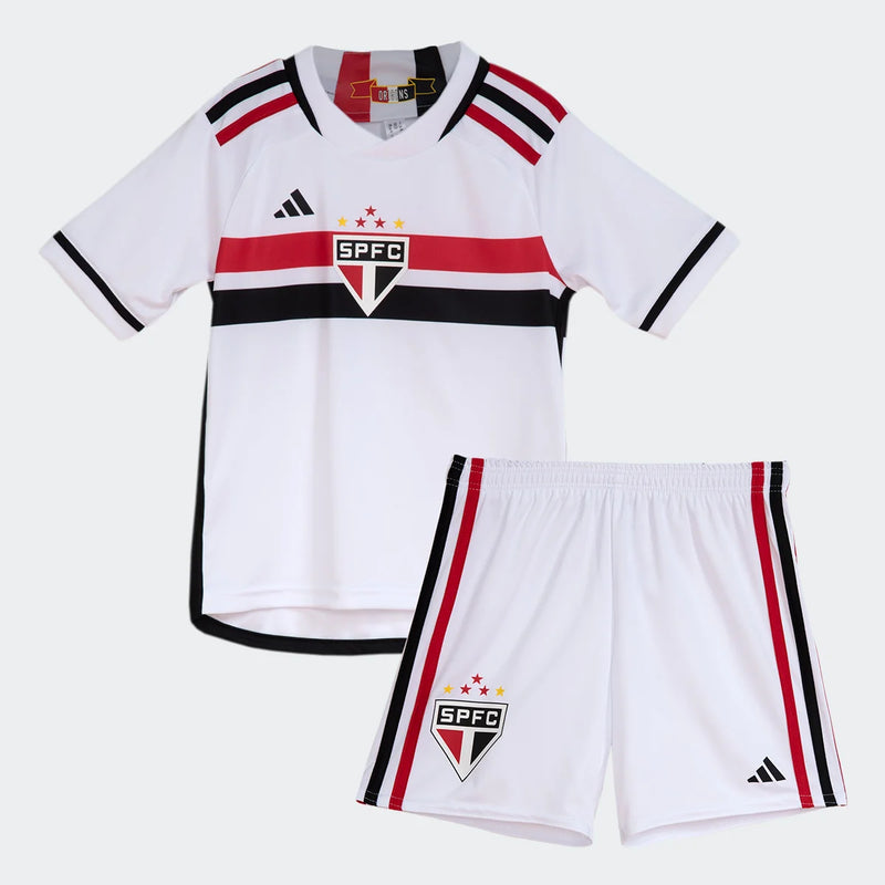 Conjunto São Paulo Infantil (Calção + Camisa) 23/24