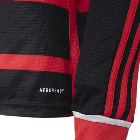 Camisa Flamengo Home 24/25 Manga Longa  - Preta e Vermelha