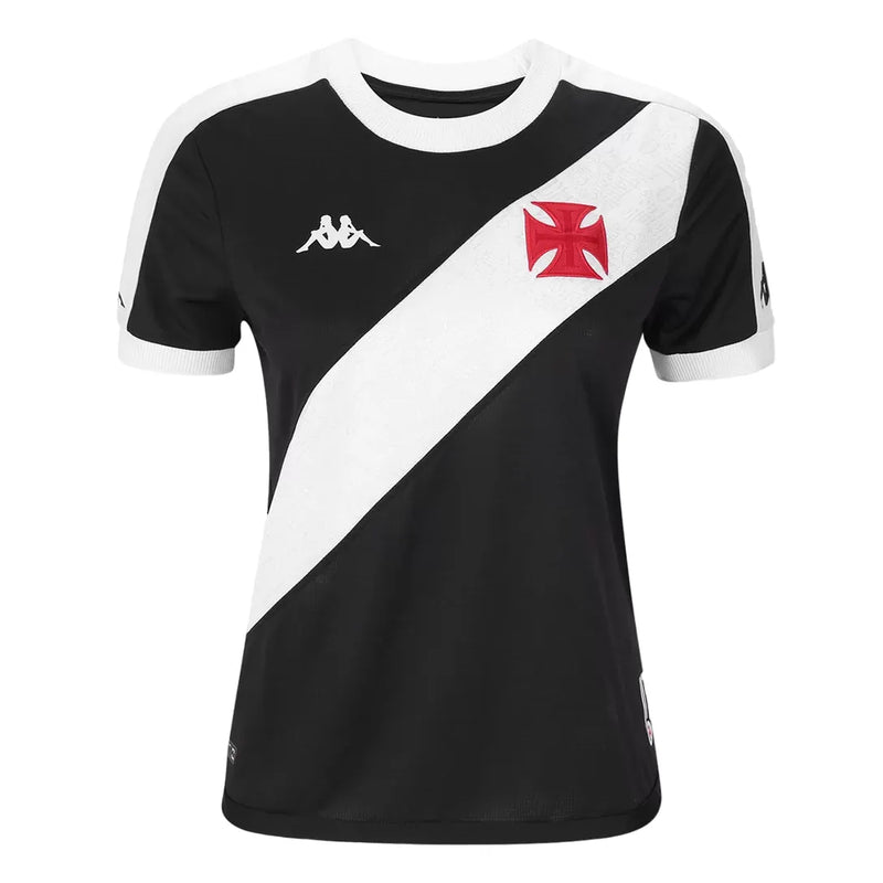 Camisa Vasco da Gama Away 24/25 Feminina - Preta e Branca